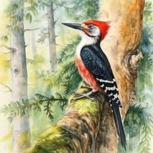 Bedtime fairy tale - How Dr. Woodpecker Knew How To Deal With Mrs. Pine