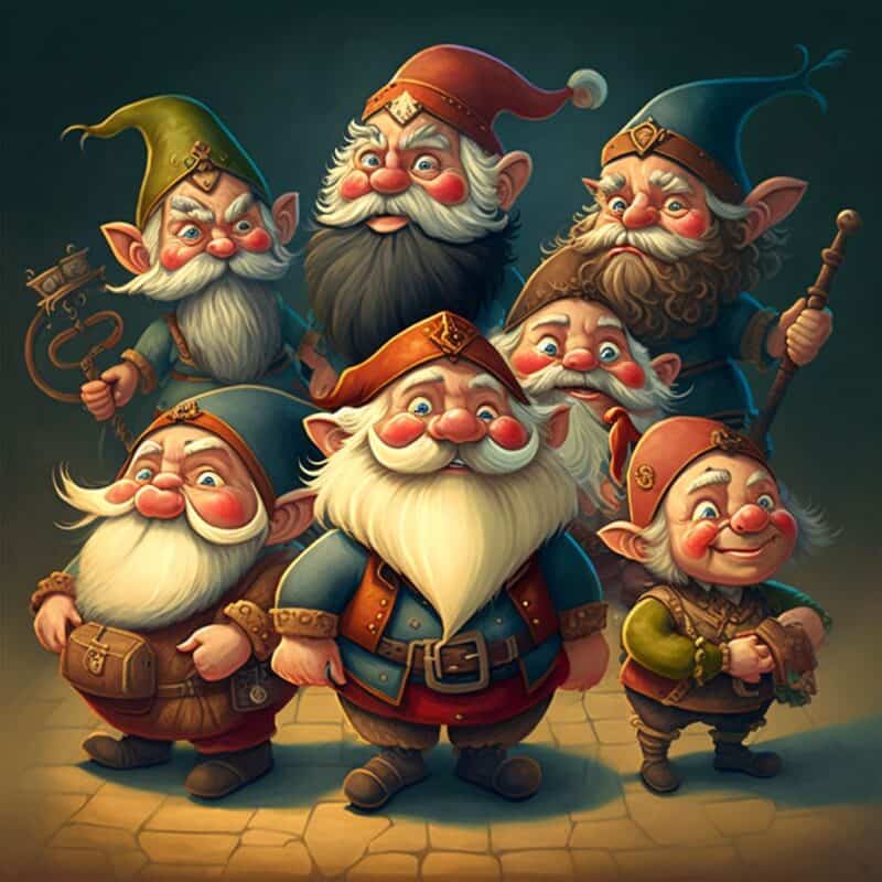 Fairy tale for children Snow White and The Seven Dwarfs