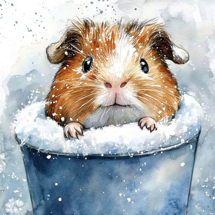 Märchen zu lesen - How the animals raced in the snow