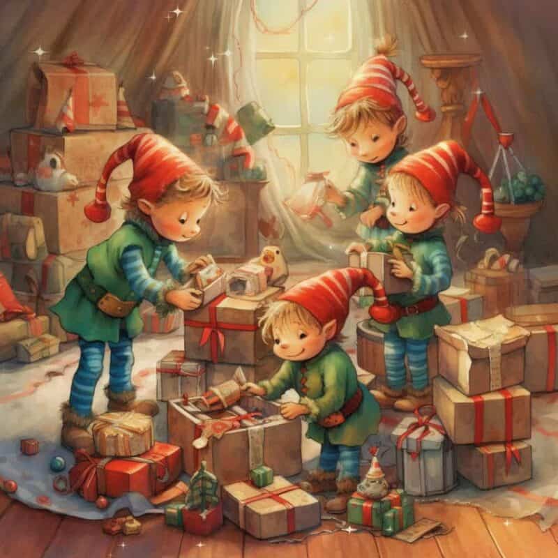 How The Little Angels Mixed Up The Presents