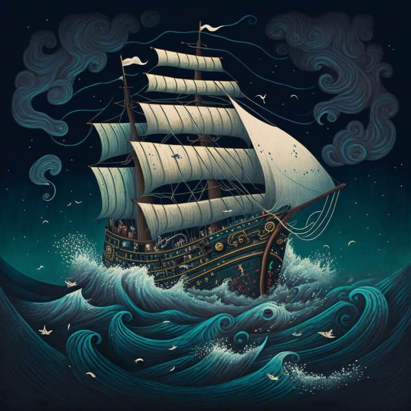 Fairy tale for children - About Victor the Pirate