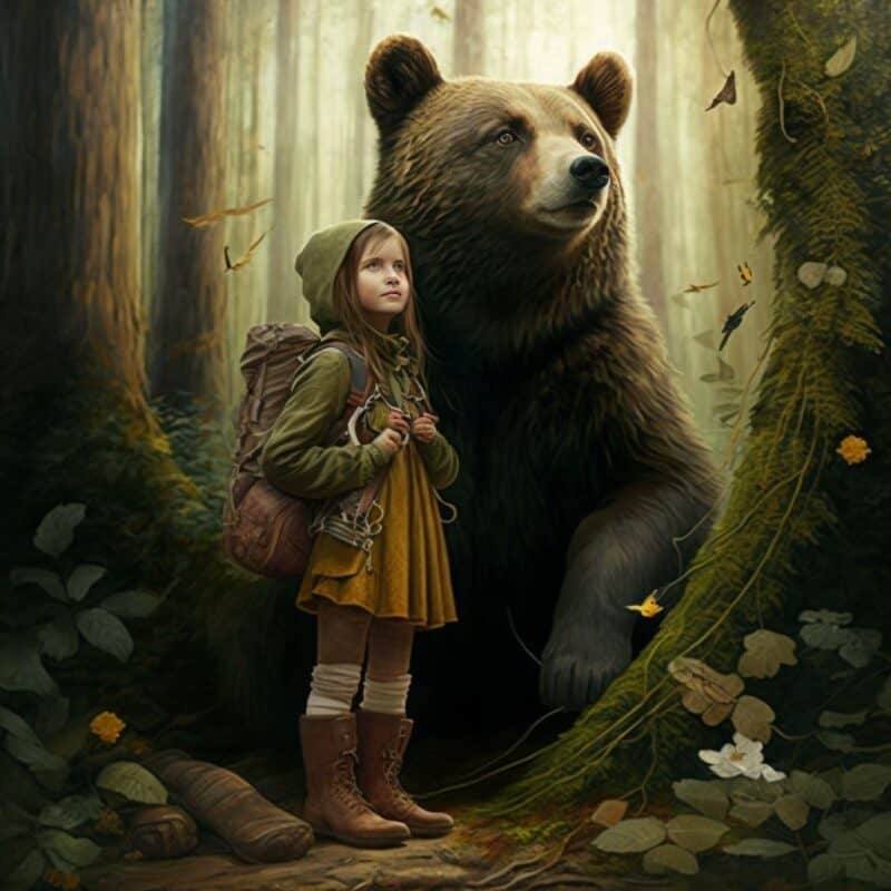 Fairy Tale For Children - How Barunka met the bear