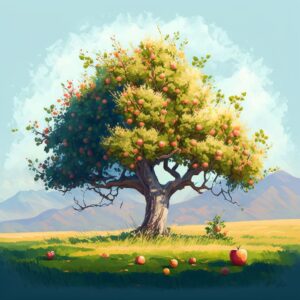 Evening fairy tale - Magic apple