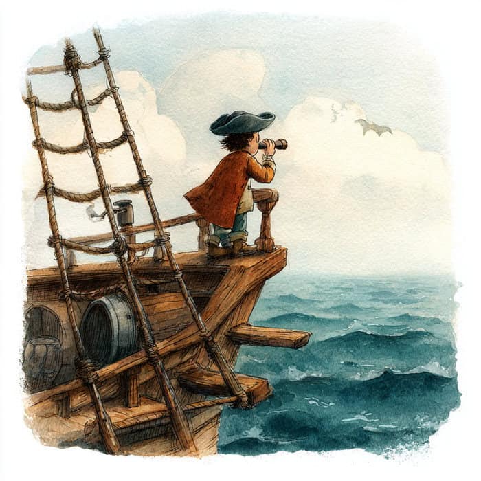 Children\'s bedtime tale - About Victor the Pirate