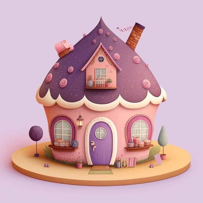 Fairy Tale For Children Grandmother confectioner