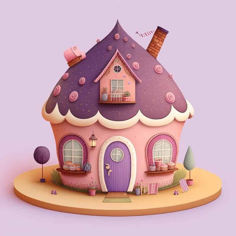 Fairy Tale For Children Grandmother confectioner