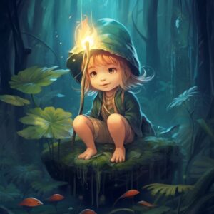 Nighttime story for kids - Krasnoludek Wesołek, Wiewiórka I ślimak