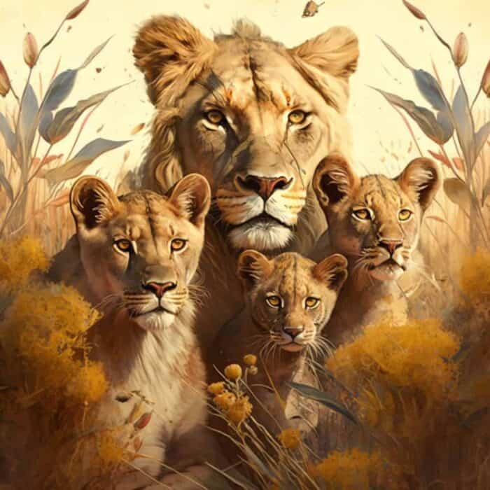 The Lazy Lion