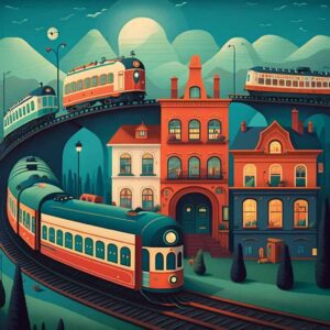 Nighttime story for kids - The Wagon Who Put The Brake On