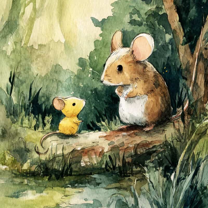 Children's bedtime tale -  The Mouse Kaia And The Mouse Lilli