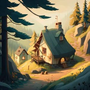 Short Fairy Tales for Children - Little Girl Vicky And A Wild Dog