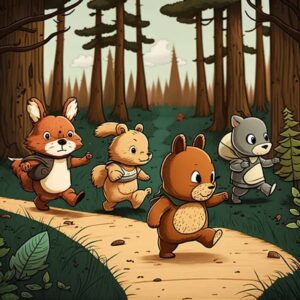 Fairy Tales for Children - Racing Teddy Bear Mickey