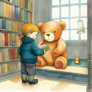 Story for bedtime reading - Teddy Bear Librarian