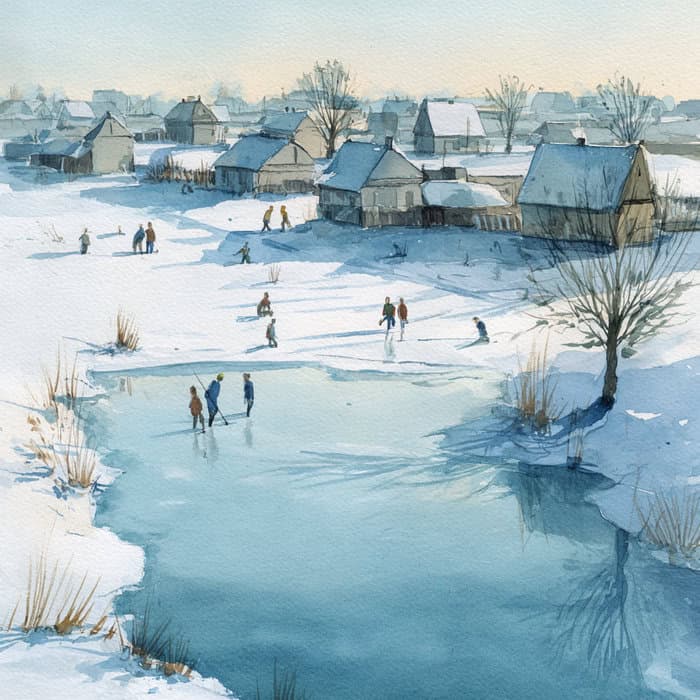 A Bedtimestory - How the pond freezes