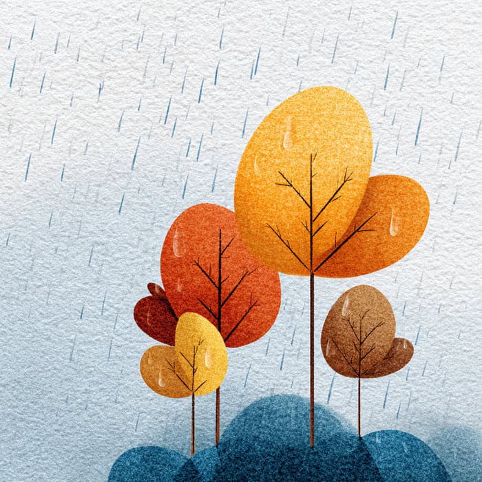 Tale for Reading - How the wind talked the sad raindrop into falling