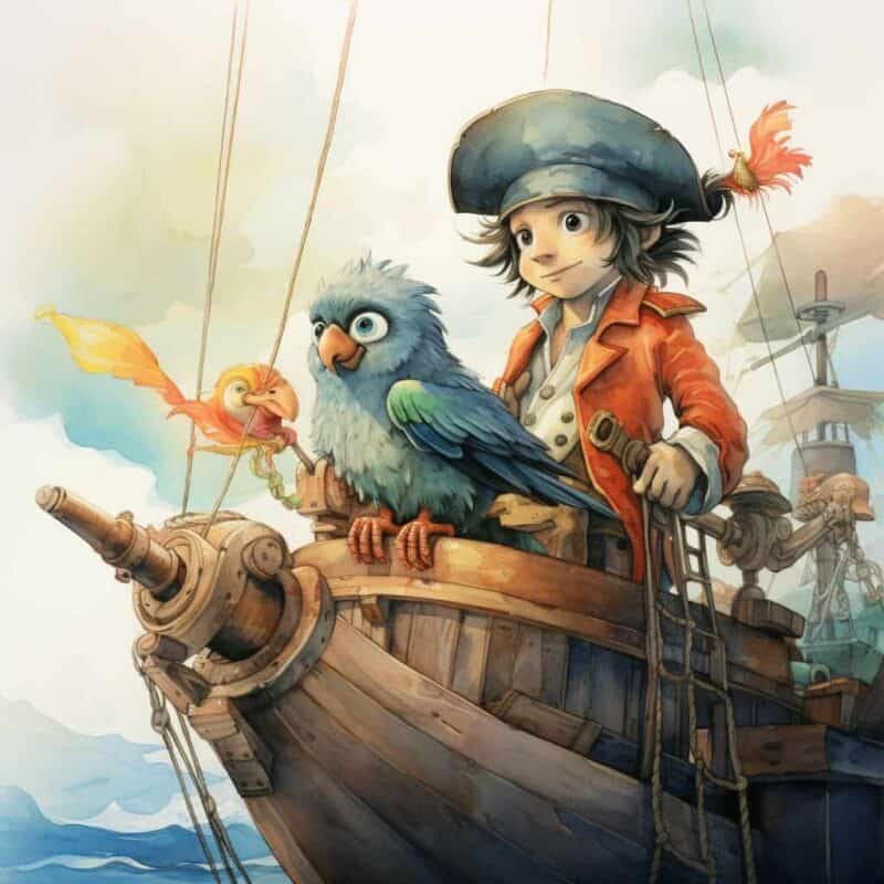 Short Fairy Tales for Children - Pirate Beard and the Quest for Treasure