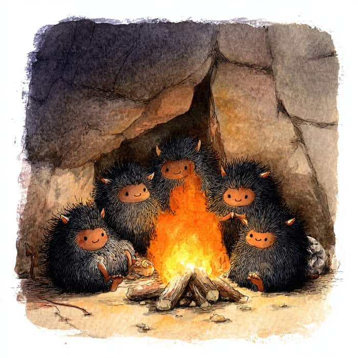 Children\'s bedtime tale - Scatterbrain, the little imp