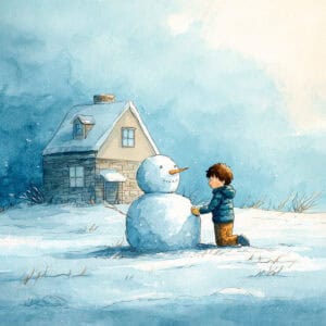 Stories for Children - Tommy and his friend the snowman