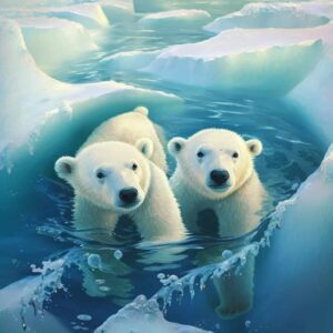 Tale for Reading - Mickey and Richie, the two polar bears