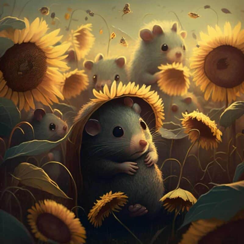 Stories for Children - The mouse and the sunflower