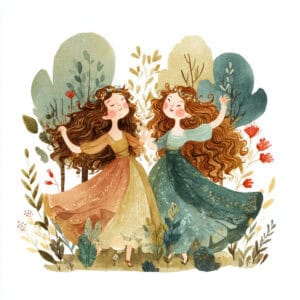 Bedtime Fairy Tales - Two princesses