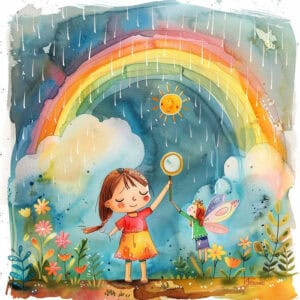 Nighttime story for kids - Where does the rainbow begin