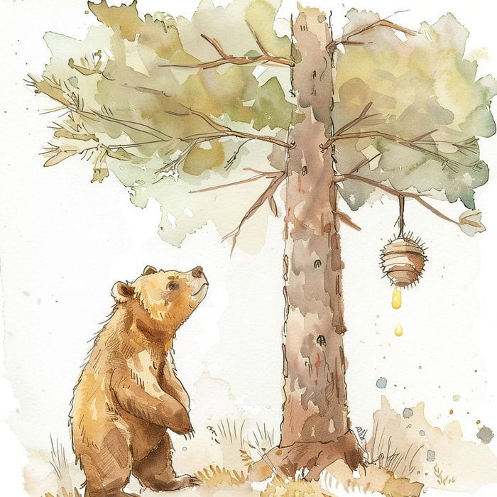 A Bedtimestory - How Bubsy the bear got honey