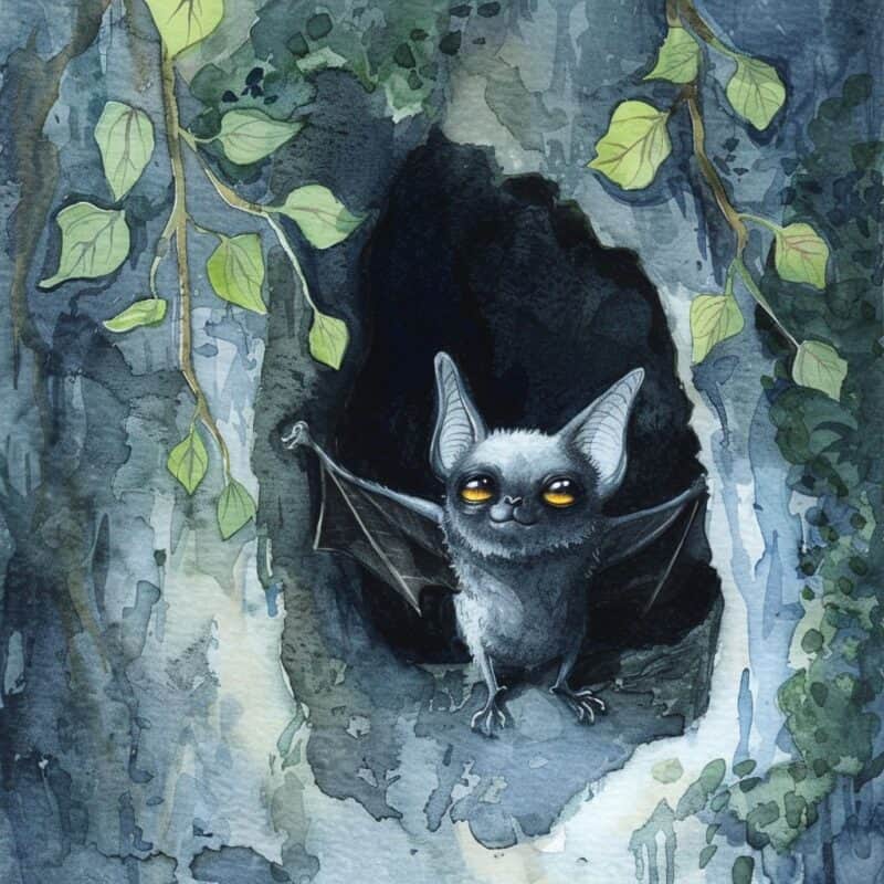Short Bedtime Stories  -  The bat who was scared