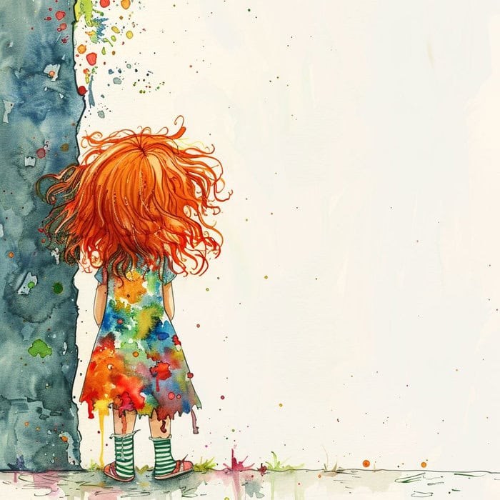 Evening fairy tale -  A ghost named Luna