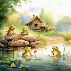 Short Bedtime Stories - Frogs and the alphabet