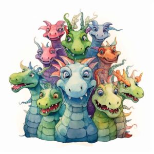 Tale for Reading - Twelve headed dragon