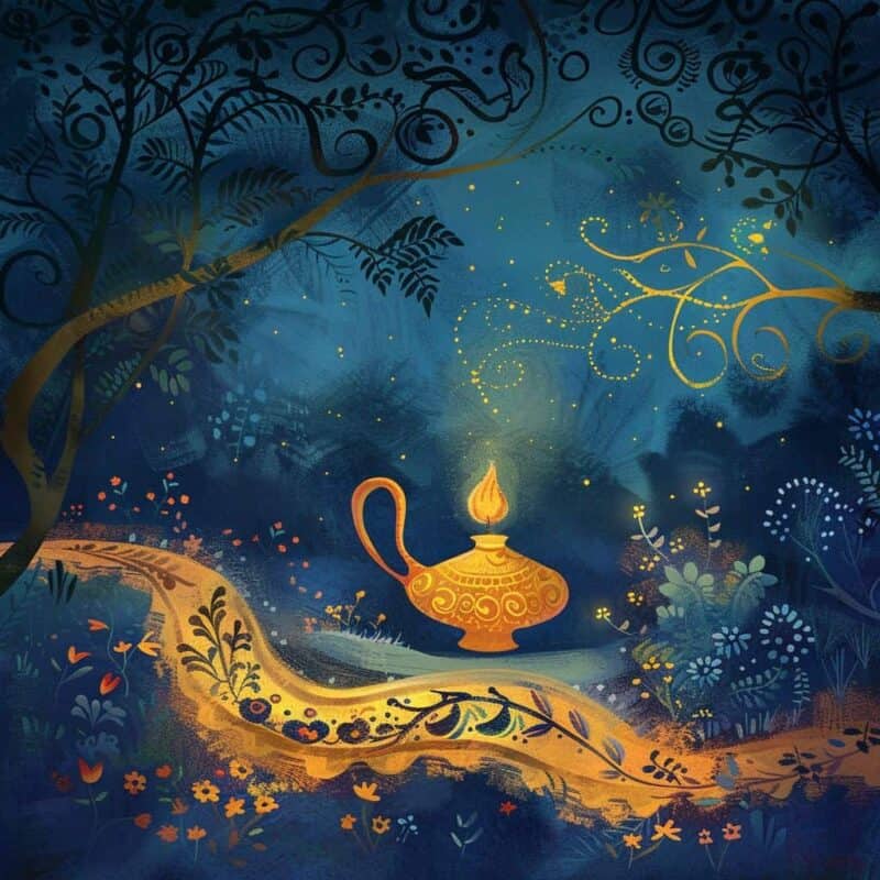 Short Fairy Tales for Children - Aladdin and the Magic Lamp
