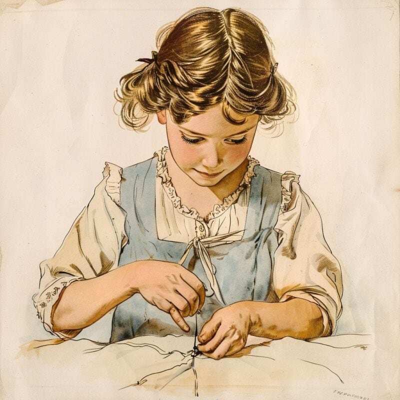 Stories for Children - The Devil and the Seamstress