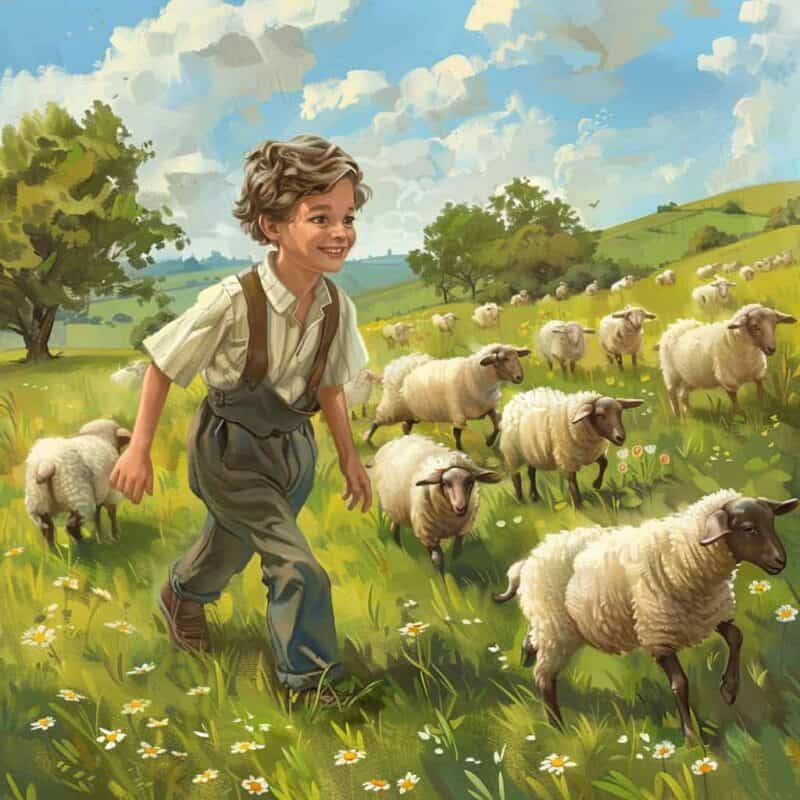 Short Fairy Tales for Children - About the boy who cried Wolf