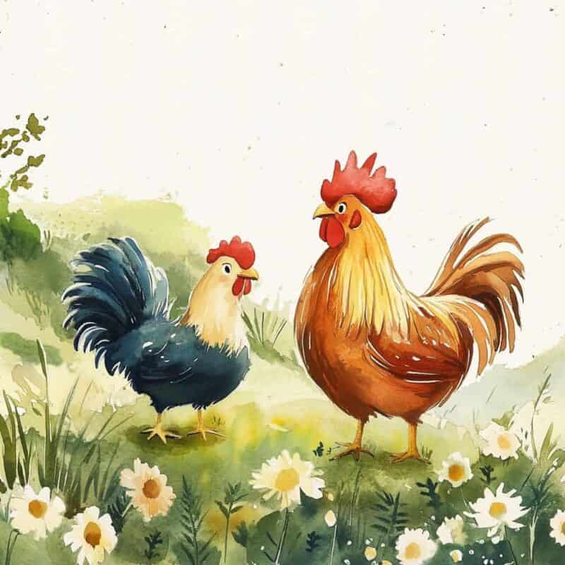 Bedtime Fairy Tales - The Rooster and the Hen