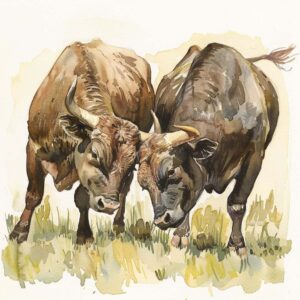 Story for bedtime reading - Bulls and frogs