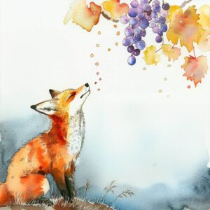Goodnight story - The Fox and the Grapes