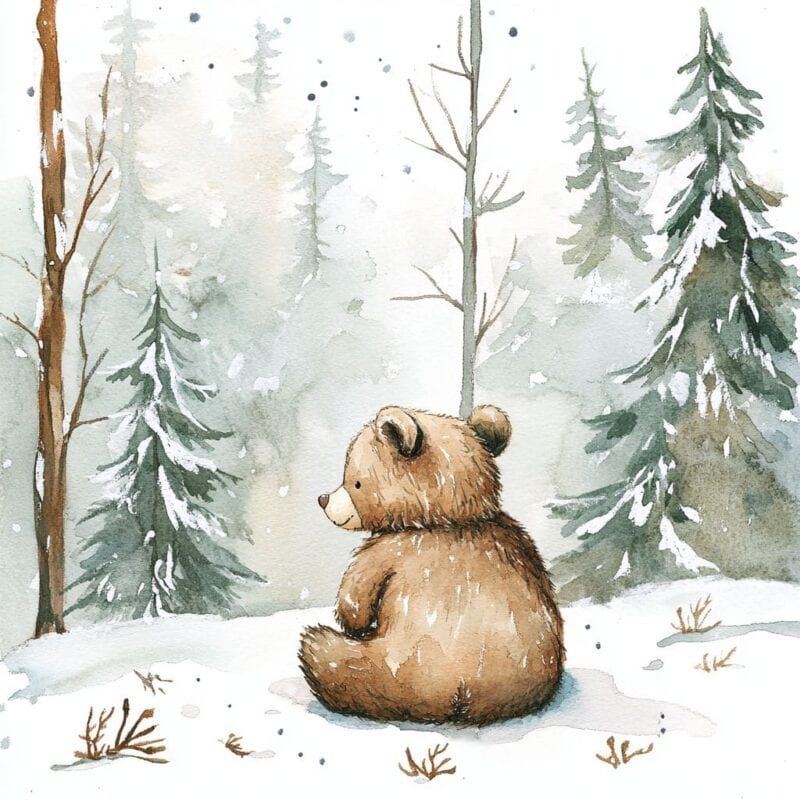 Tale for Reading  -  The bear who woke up in the middle of winter