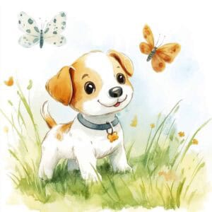 Story for bedtime reading - The dog who walked Mr. Pigeon