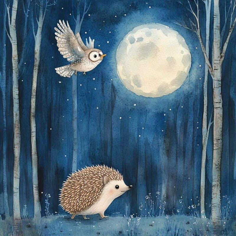 Bajke za djecu - The hedgehog who was afraid of the dark