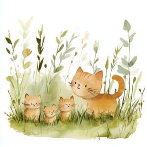 Fairy Tales for Children - The kittens who went for a walk