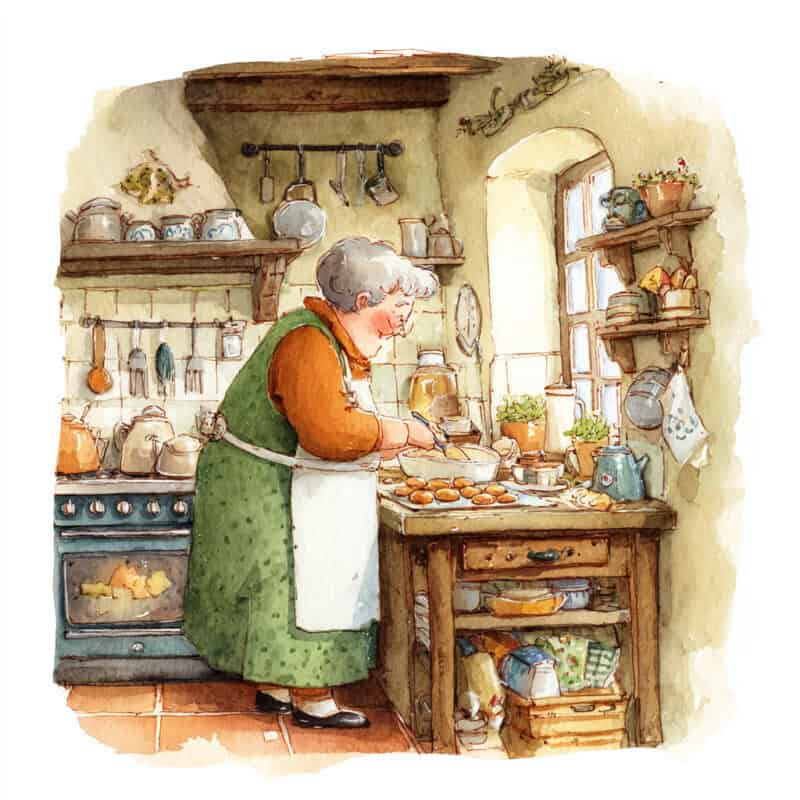 Short Stories for Children  -  Grandmother confectioner