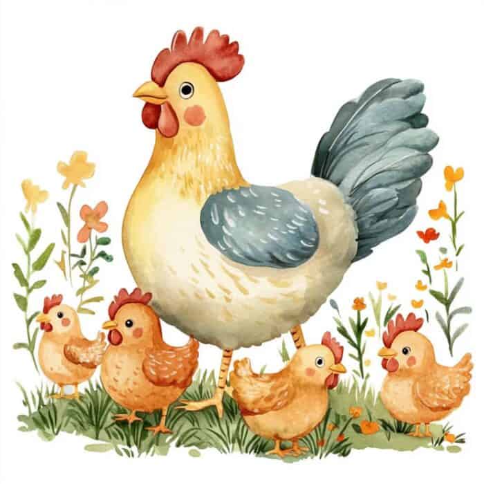 Story for reading - Rex the Dog Saving the Chicks