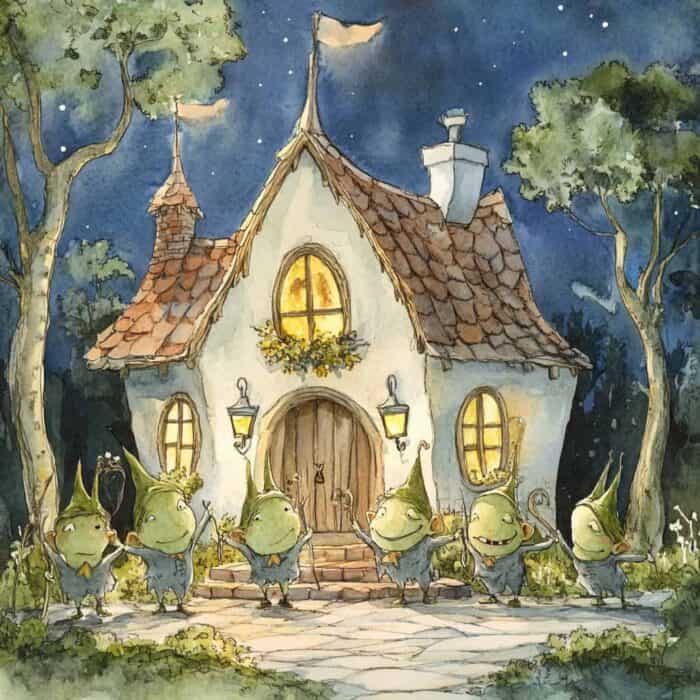 Story for reading - The Little Elves’ Mischiefs