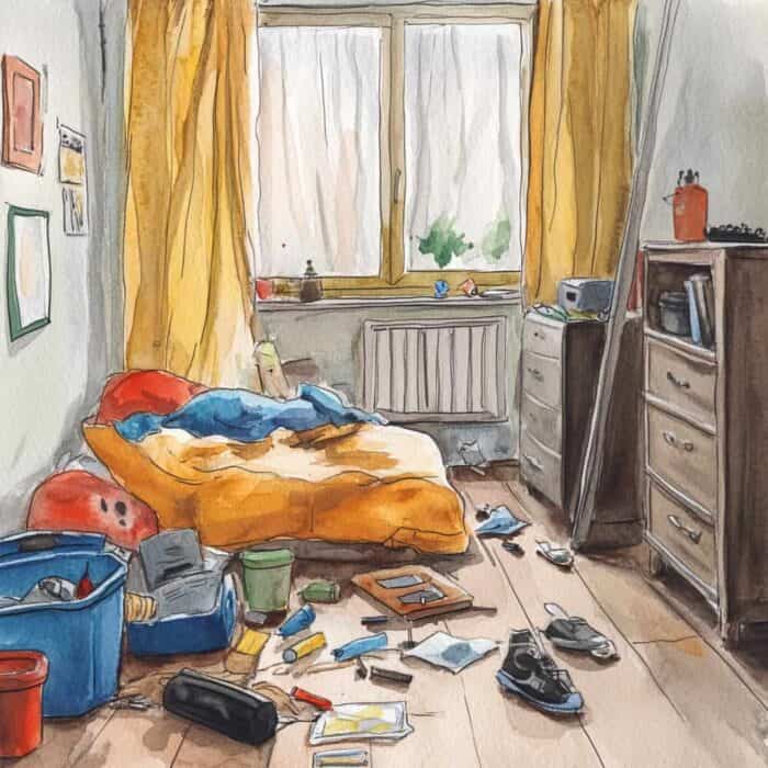 Story for reading - The little girl who wouldn’t tidy up after herself