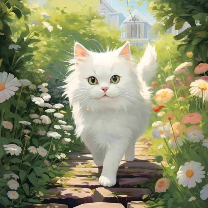 Bajke za laku noć - Pawsley the Cat, the Sparrow, and the White Cat